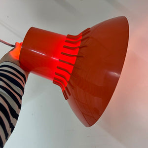 Hängelampe Solar rot Kunststoff von Svend Middelboe für Nordisk