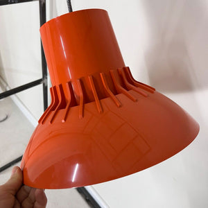 Hängelampe Solar rot Kunststoff von Svend Middelboe für Nordisk