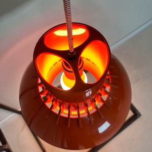 Hängelampe Solar rot Kunststoff von Svend Middelboe für Nordisk
