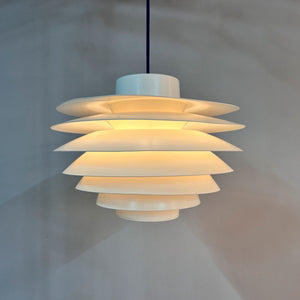 Lamellenlampe Modell Verona weiß von Svend Middelboe für Thorn