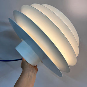 Lamellenlampe Modell Verona weiß von Svend Middelboe für Thorn