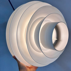 Lamellenlampe Modell Verona weiß von Svend Middelboe für Thorn