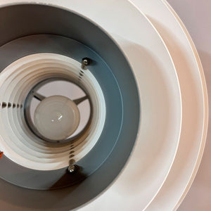 Lamellenlampe Modell Verona weiß von Svend Middelboe für Thorn