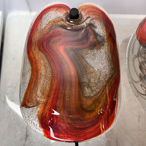 Set: 2x Wandlampe orange Glas von Per Lütken für Holmegaard