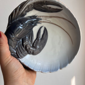 Schale Hummer Typ 3498 ∅ 19 cm von Erik Nielsen für Royal Copenhagen