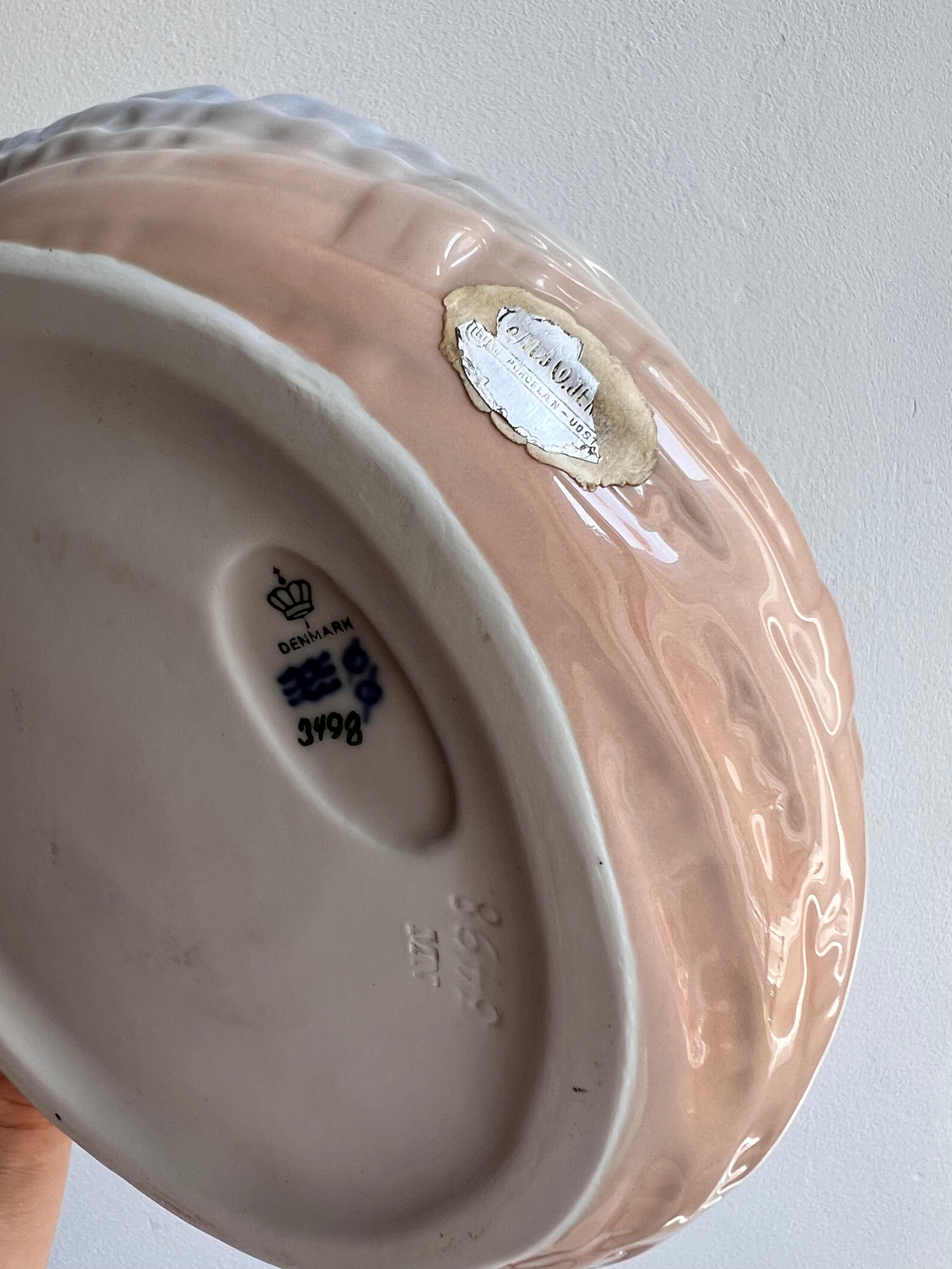 Schale Hummer Typ 3498 ∅ 19 cm von Erik Nielsen für Royal Copenhagen