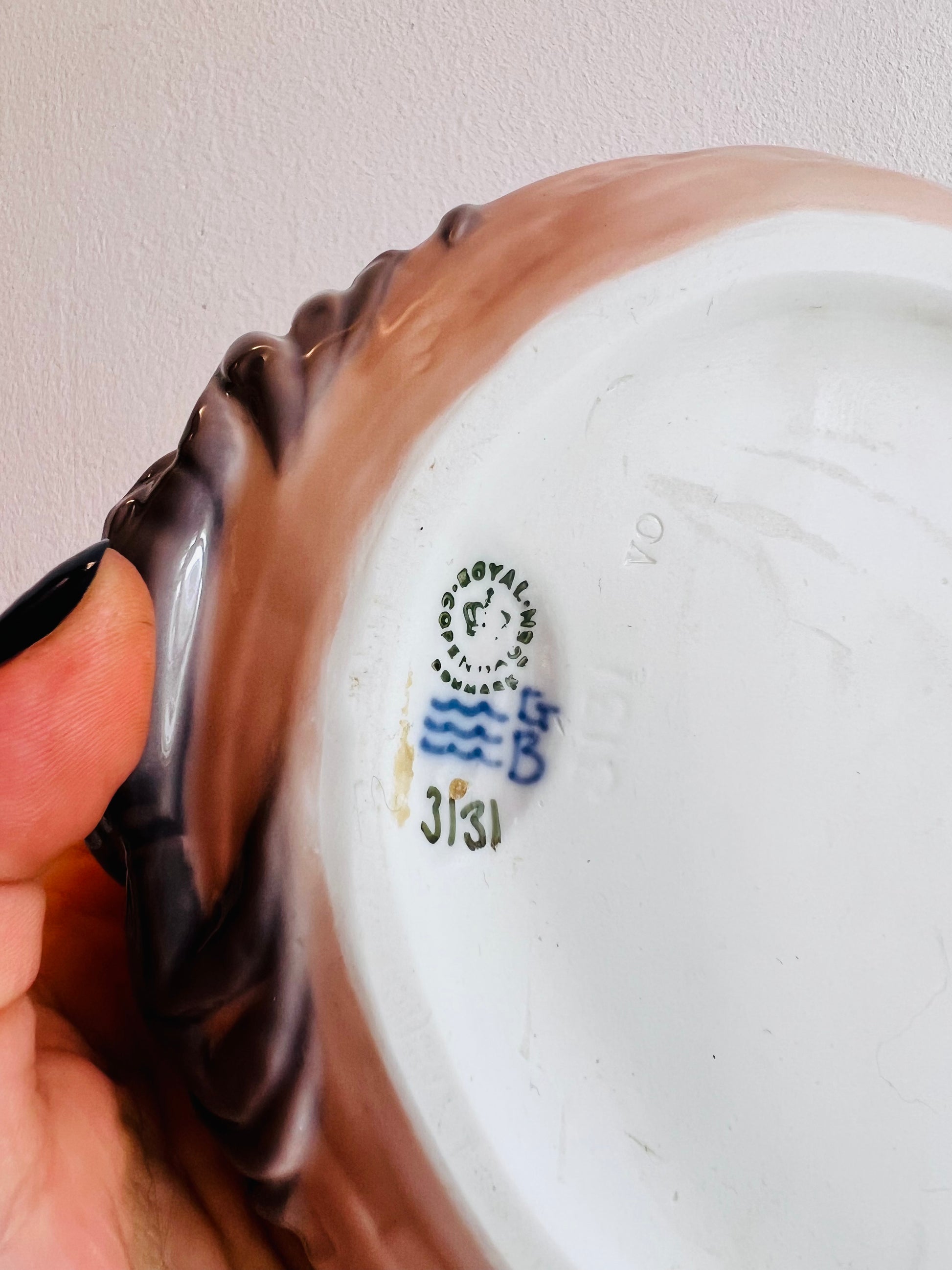 Schale Krebs Typ 3131 von Jorgen Balslov für Royal Copenhagen