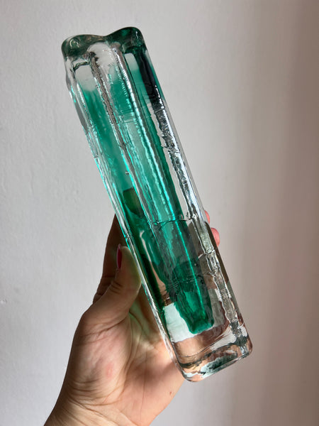 Block-Vase aus Handarbeit "Freddy"