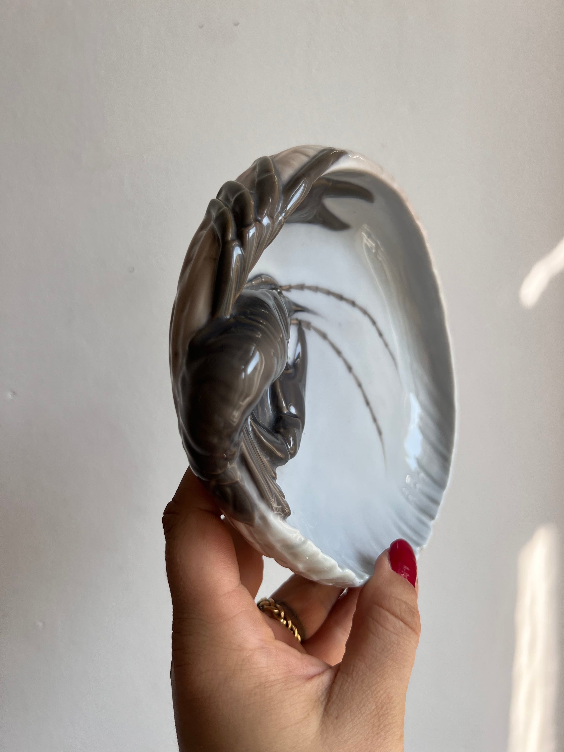 Schale Hummer Typ 3277 ∅ 16,5 cm von Erik Nielsen für Royal Copenhagen