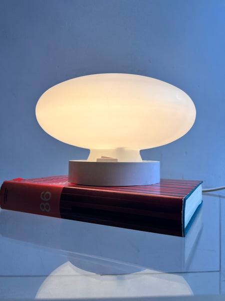 "UFO 1" Tischlampe Opalglas 70er Jahre