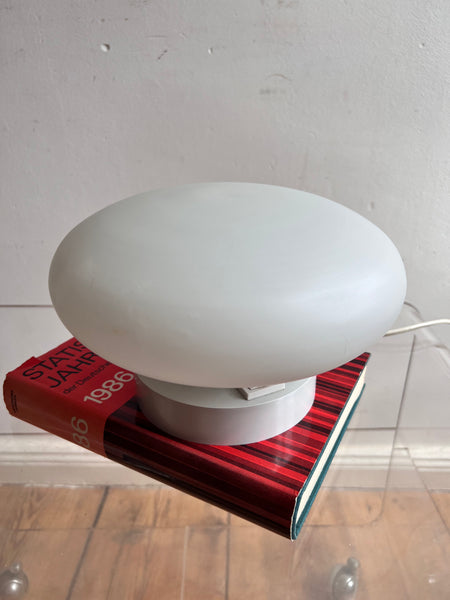 "UFO 1" Tischlampe Opalglas 70er Jahre