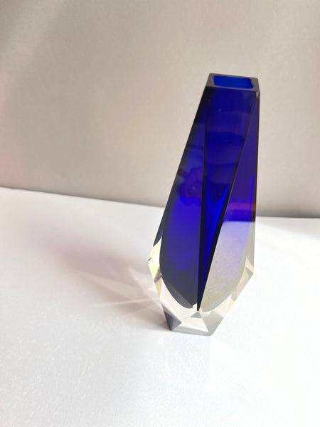 "Blue Diamond" Vase Murano