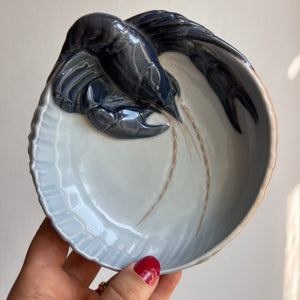 Schale Hummer Typ 3277 ∅ 16,5 cm von Erik Nielsen für Royal Copenhagen