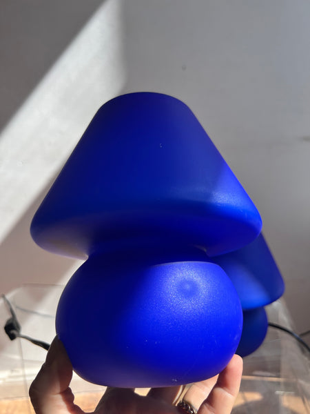 Mushroom Lampe Royalblau #2