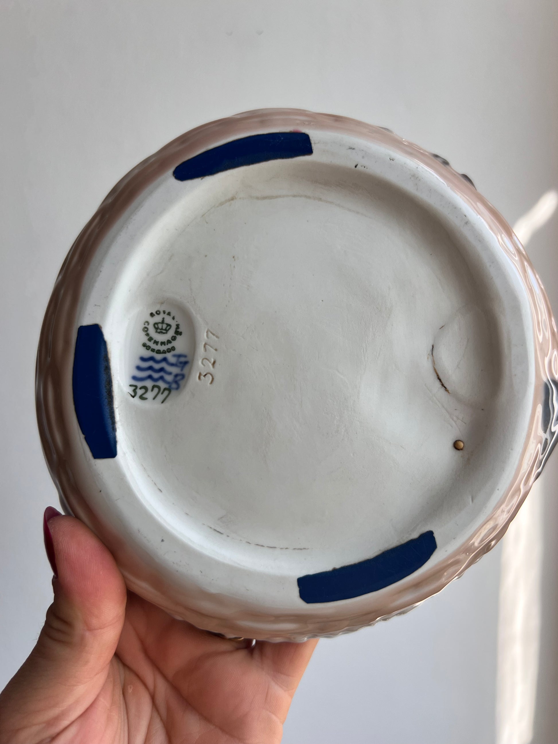 Schale Hummer Typ 3277 ∅ 16,5 cm von Erik Nielsen für Royal Copenhagen