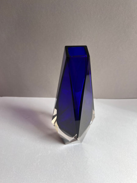 "Blue Diamond" Vase Murano