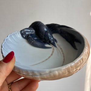 Schale Hummer Typ 3277 ∅ 16,5 cm von Erik Nielsen für Royal Copenhagen