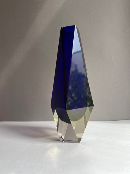 "Blue Diamond" Vase Murano