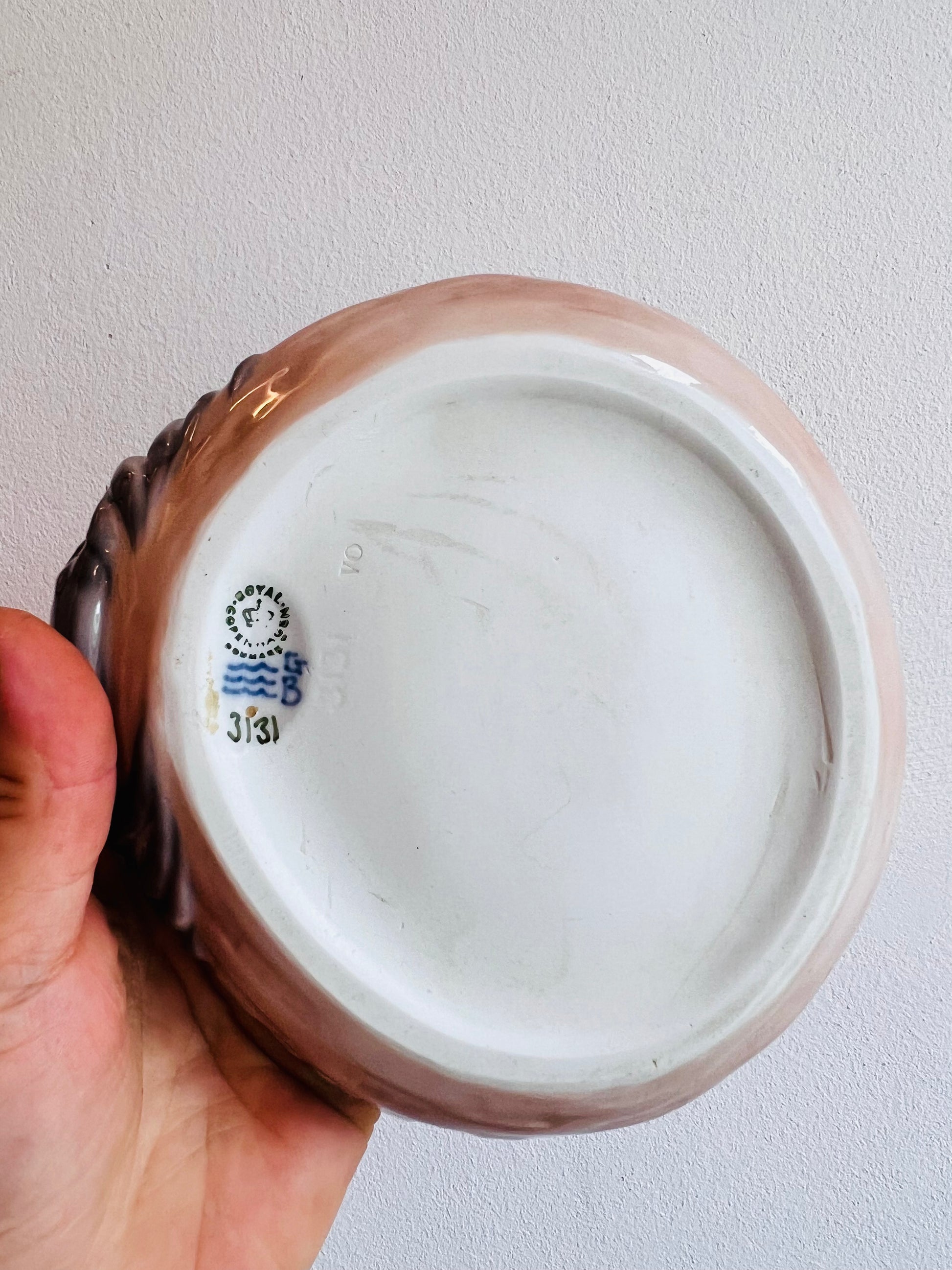 Schale Krebs Typ 3131 von Jorgen Balslov für Royal Copenhagen