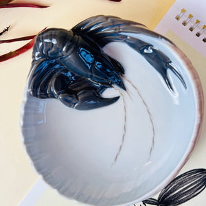 Schale Hummer Typ 3277 ∅ 16,5 cm von Erik Nielsen für Royal Copenhagen