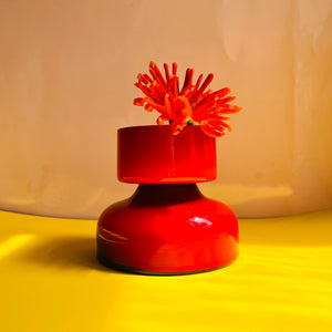 Vase Gloria rot von Holmegaard