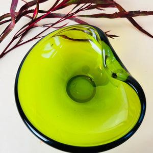 Schale grün von Holmegaard