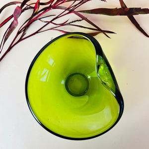 Schale grün von Holmegaard