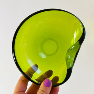 Schale grün von Holmegaard