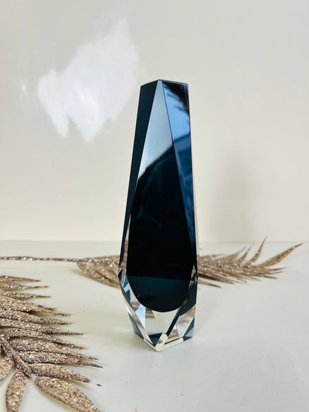 "Veron" Kristall-Glas Vase/ Blockvase