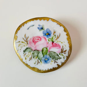 Brosche Evie weiß Porzellan