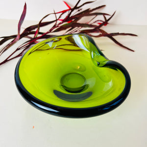 Schale grün von Holmegaard