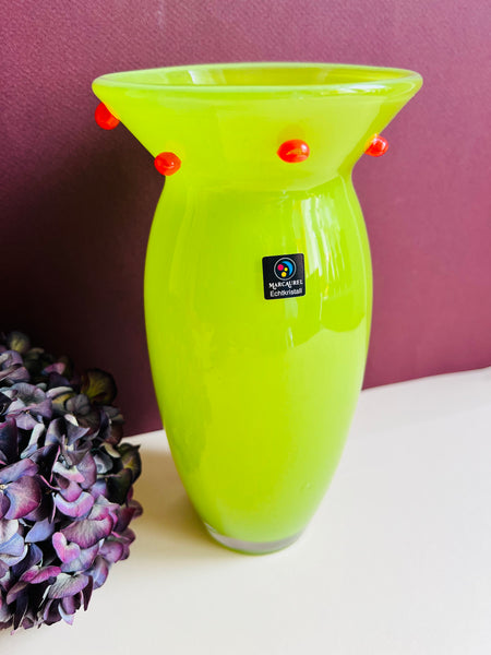 "Limette" Marc Aurel Kristall Vase