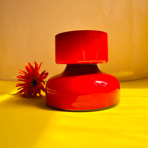 Vase Gloria rot von Holmegaard