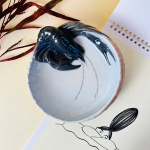 Schale Hummer Typ 3277 ∅ 16,5 cm von Erik Nielsen für Royal Copenhagen