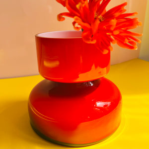 Vase Gloria rot von Holmegaard