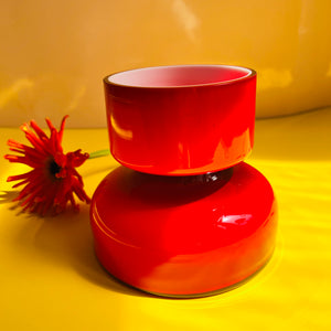 Vase Gloria rot von Holmegaard