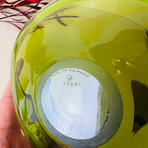 Schale grün von Holmegaard