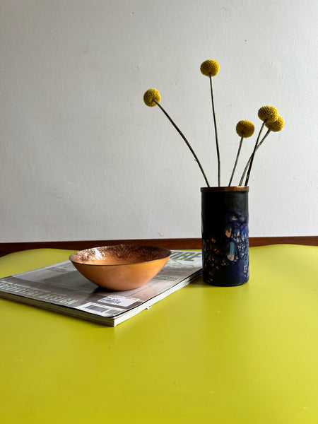 "Billis" Vase und Schale aus Emaille im Set