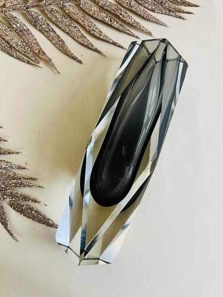 "Jennie" Kristallglas Vase/ Blockvase