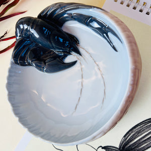 Schale Hummer Typ 3277 ∅ 16,5 cm von Erik Nielsen für Royal Copenhagen