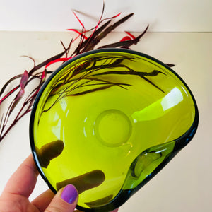 Schale grün von Holmegaard