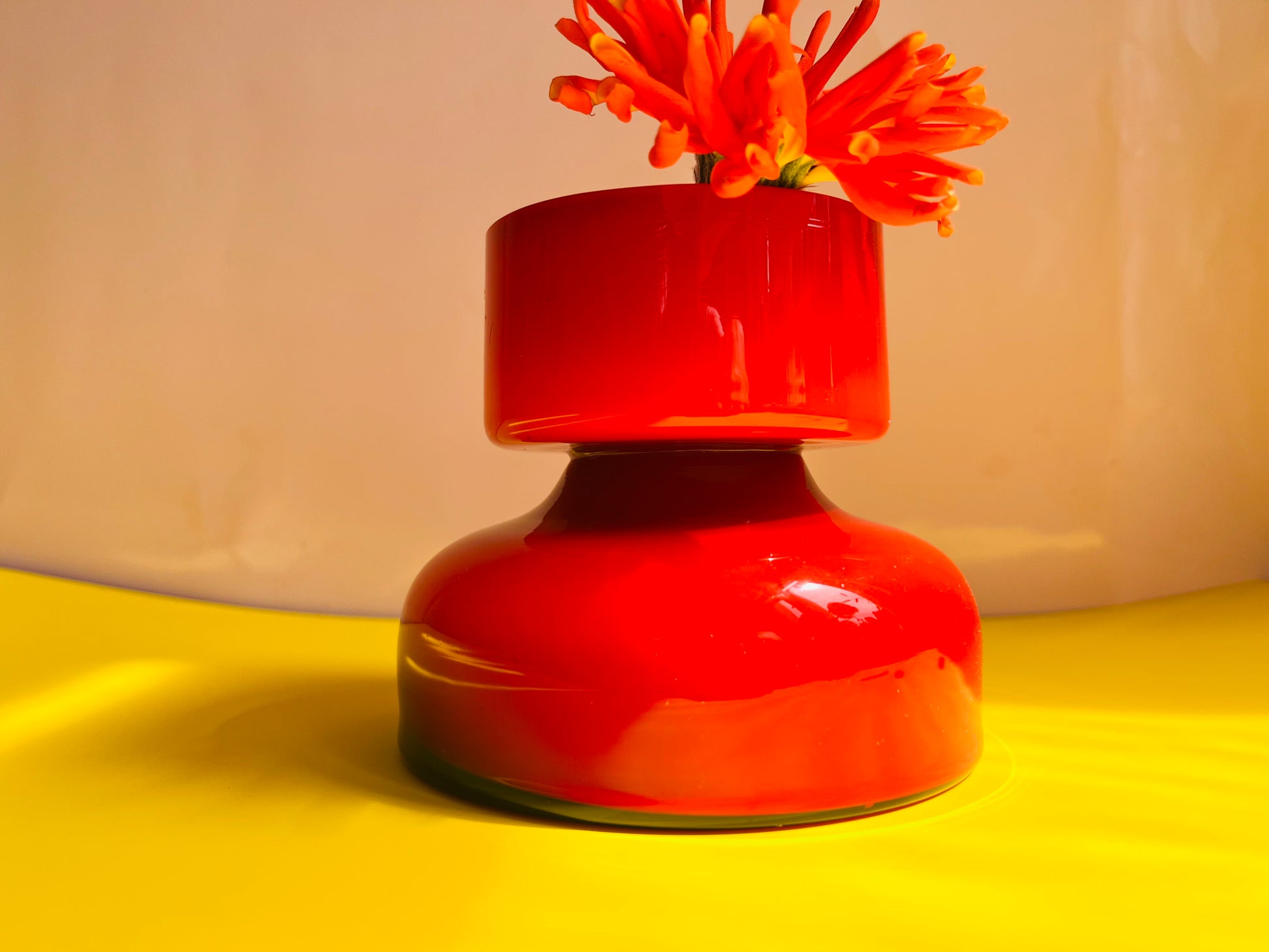 Vase Gloria rot von Holmegaard
