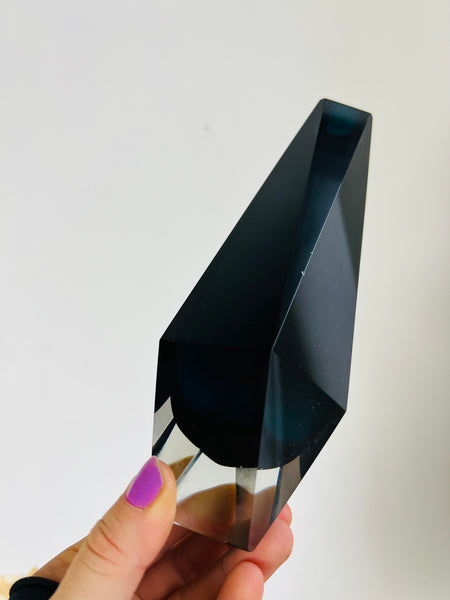 "Veron" Kristall-Glas Vase/ Blockvase