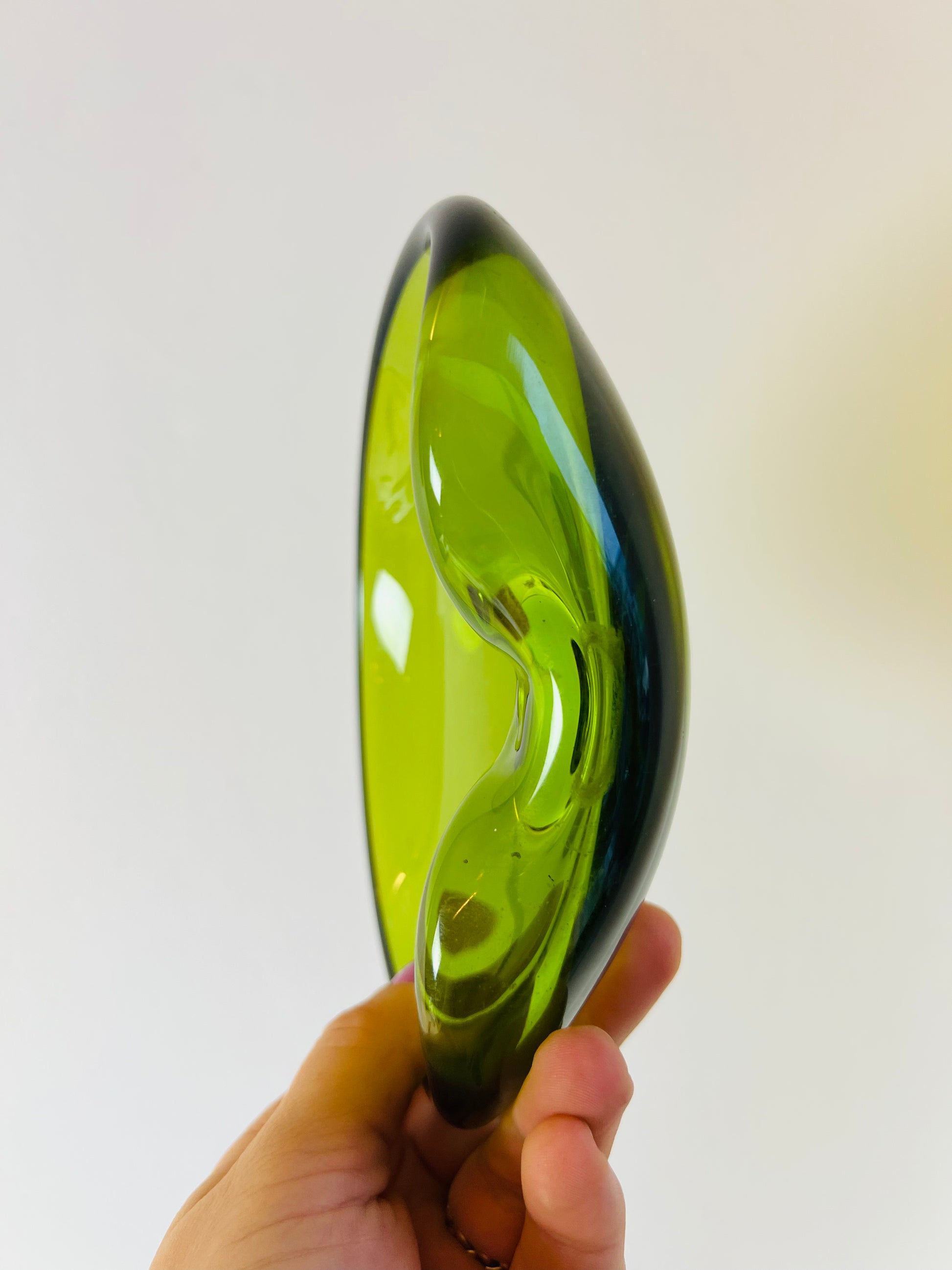 Schale grün von Holmegaard