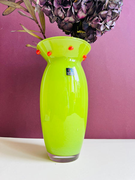 "Limette" Marc Aurel Kristall Vase