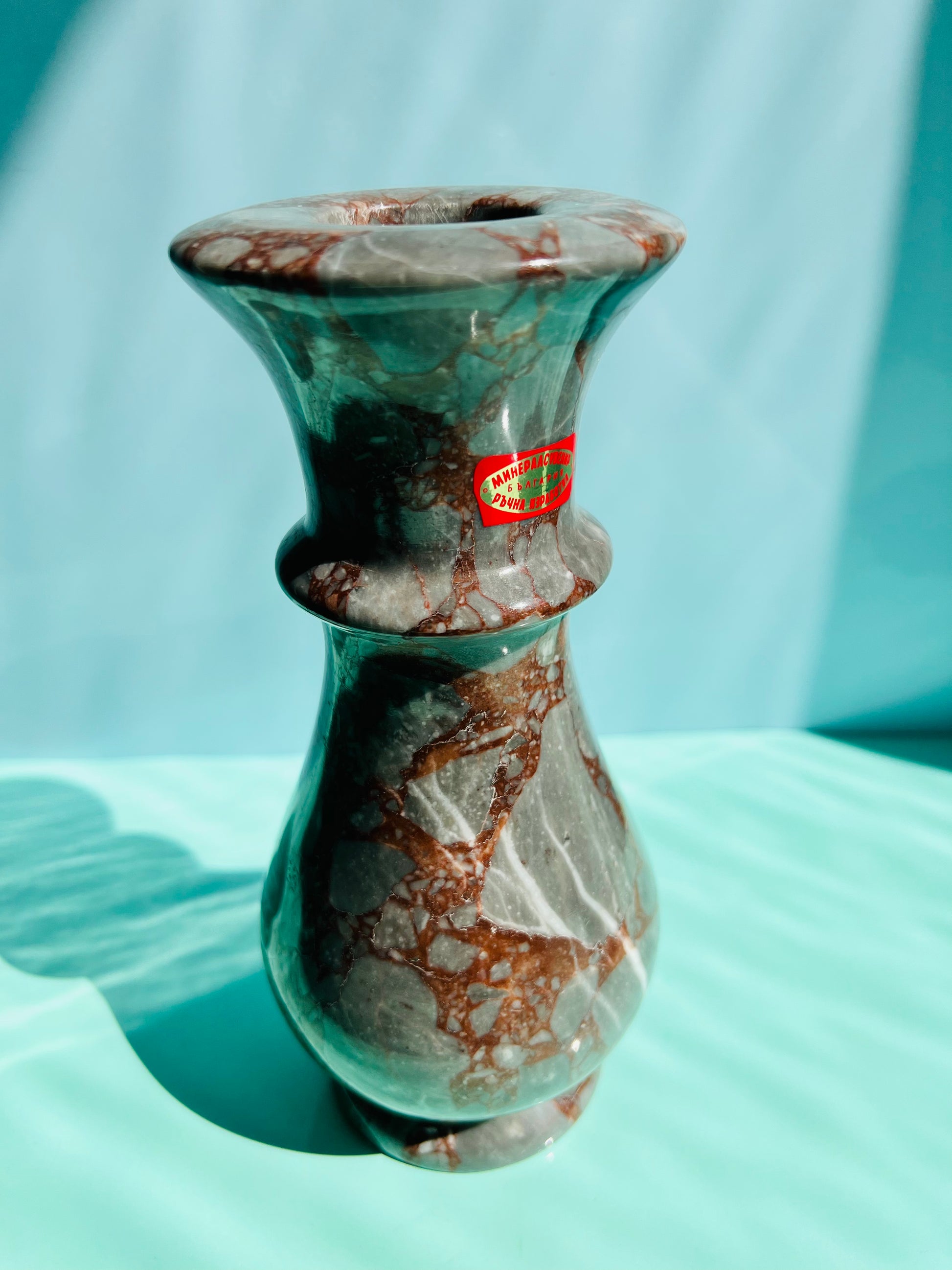 Vase Stoned aus Marmor