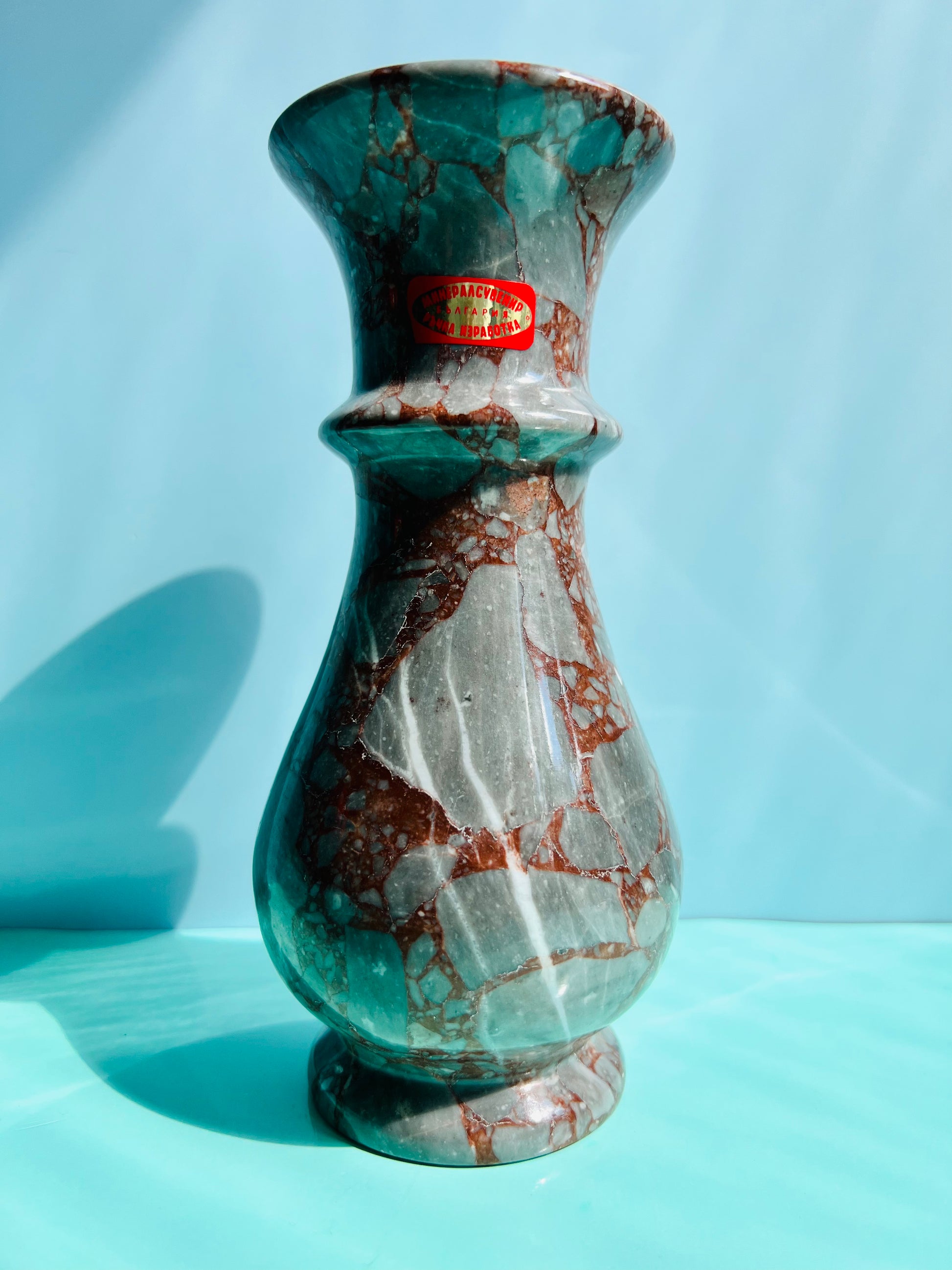 Vase Stoned aus Marmor